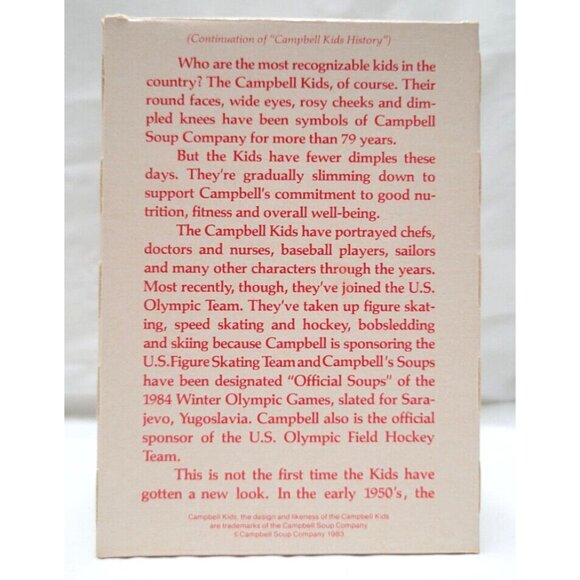 1983 Campbells Soup Kids Collectors Edition - Christmas Ornament Decoration Ball - Picture 9 of 12